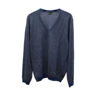 FENDI knitted open cardigan - Blue