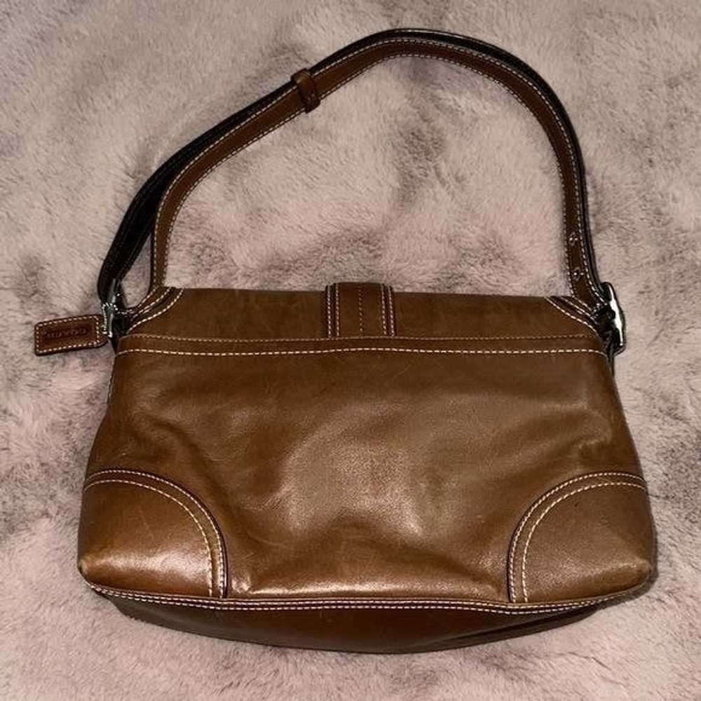 Coach COACH Hampton Buckle Flap Crossbody Satchel - image 2