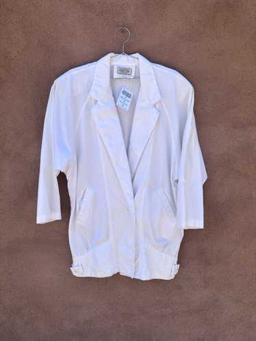 80's Current Seen Oversized White Blazer