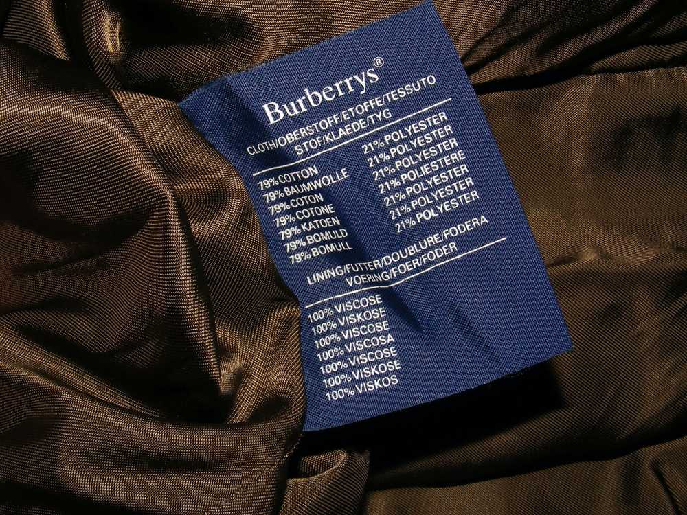 Burberry × Vintage Women's Flora Cotton Coat Tren… - image 6