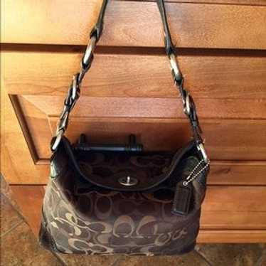 バッグ Coach Optic Signature Soft Clip Hobo Bag Coach Optic Signature Soft Clip Hobo Bag | eBay