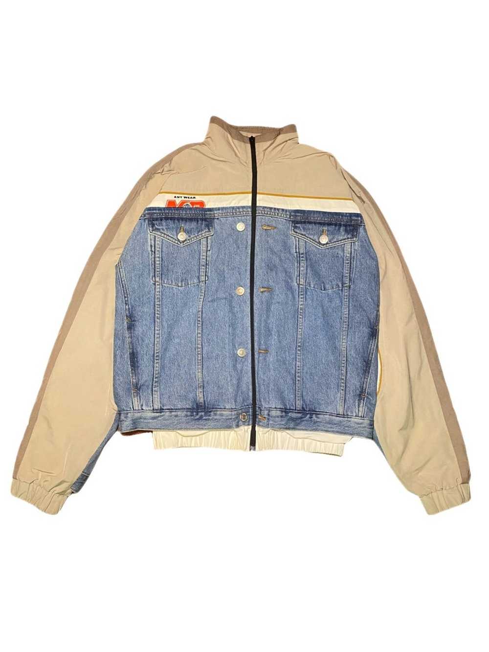 Martine Rose Hybrid denim / track jacket - Gem