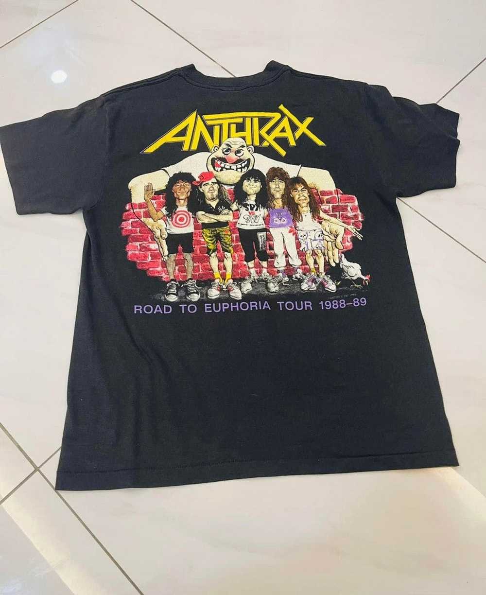 Band Tees RARE Limited Anthrax 1988 - image 2