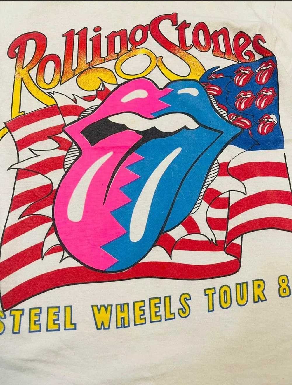 Band Tees RARE Limited Rolling Stones 80s - image 4