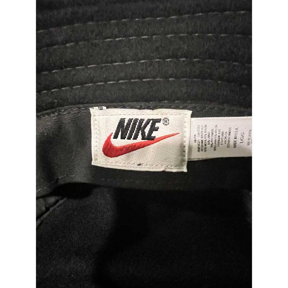 Nike Vintage 90s Nike Swoosh Wool Blend Bucket Ha… - image 6