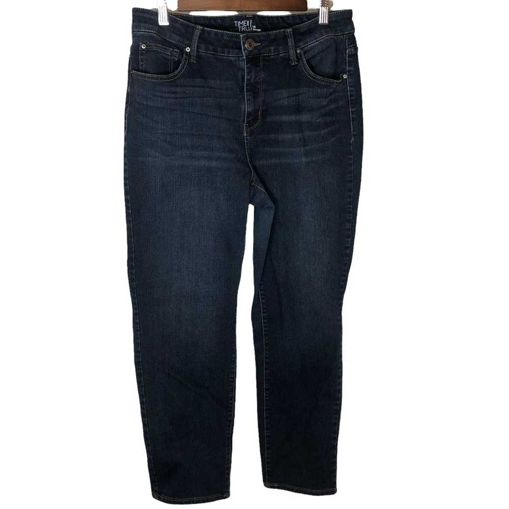 Walmart Time & Tru Straight Leg Jeans Size 14 - image 1