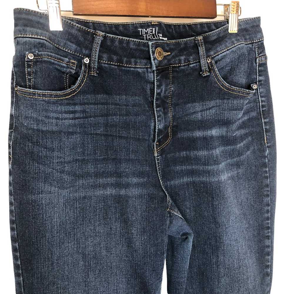 Walmart Time & Tru Straight Leg Jeans Size 14 - image 2
