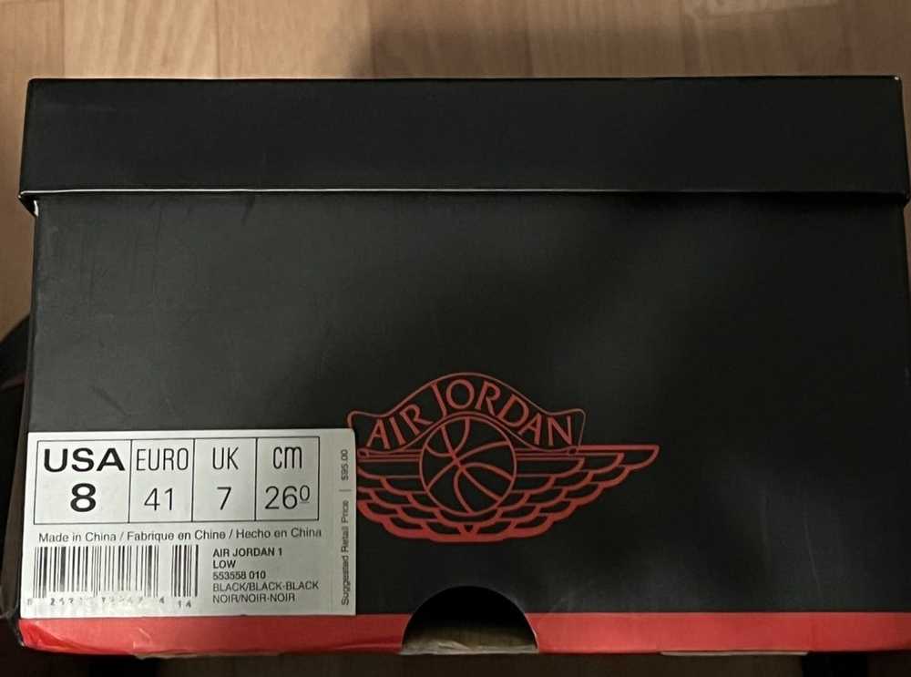 Jordan Brand × Nike Air Jordan 1 Low Triple Black - image 9