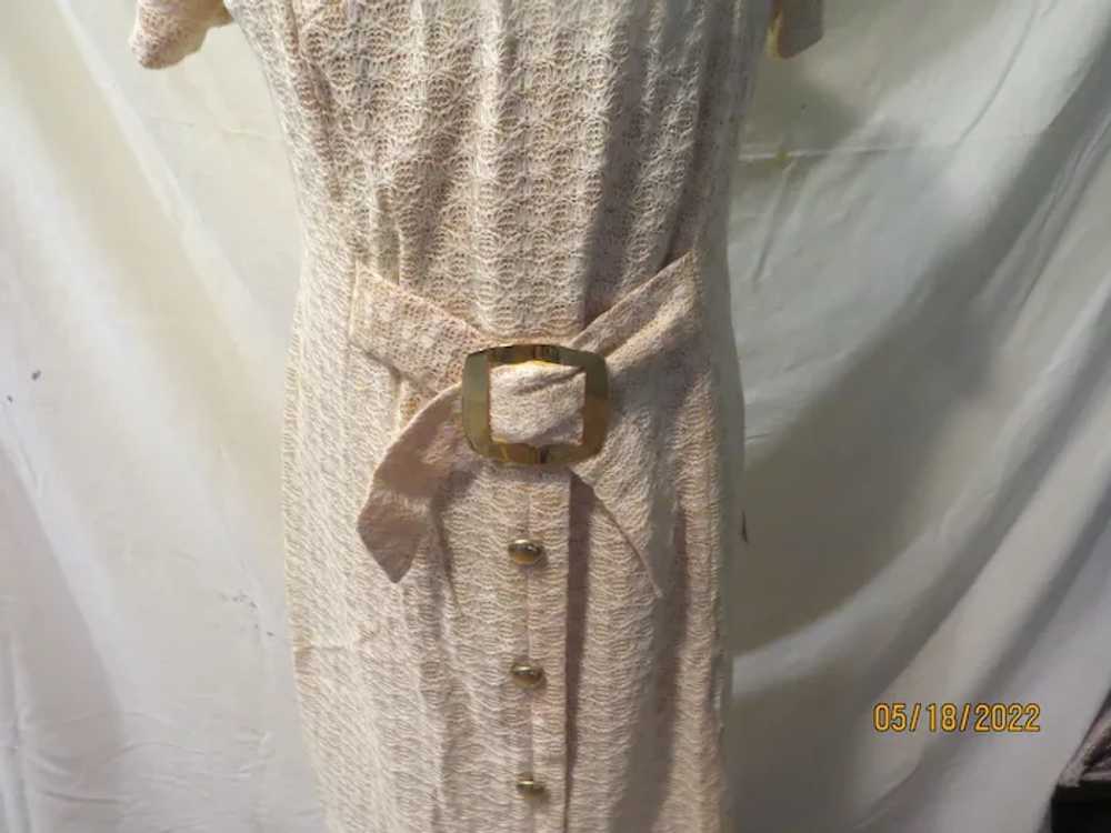 Brass Buckle Dress - image 3