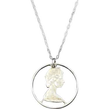 Queen Elizabeth II Coin Necklace