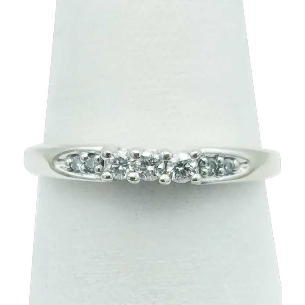 14KW 0.16ctw Diamond Fashion Ring - image 1