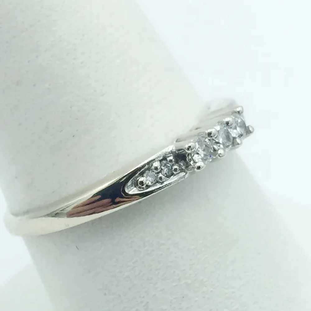 14KW 0.16ctw Diamond Fashion Ring - image 3