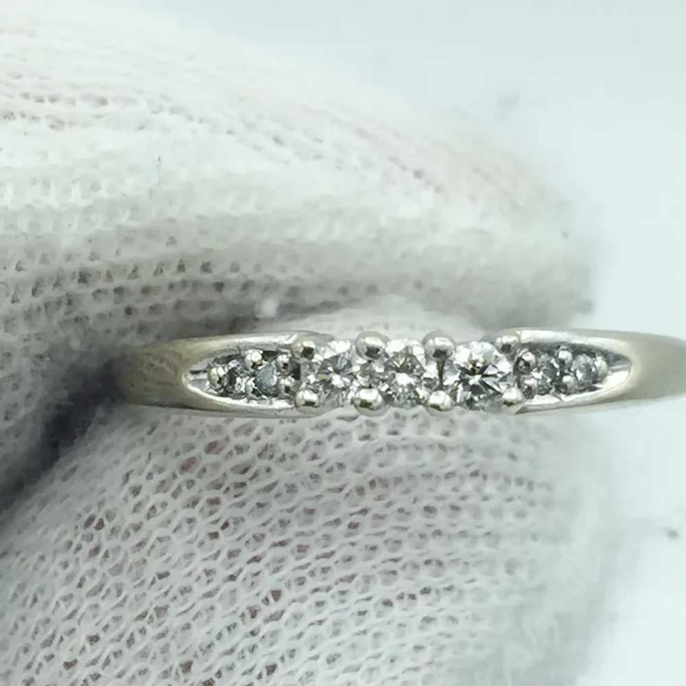 14KW 0.16ctw Diamond Fashion Ring - image 4