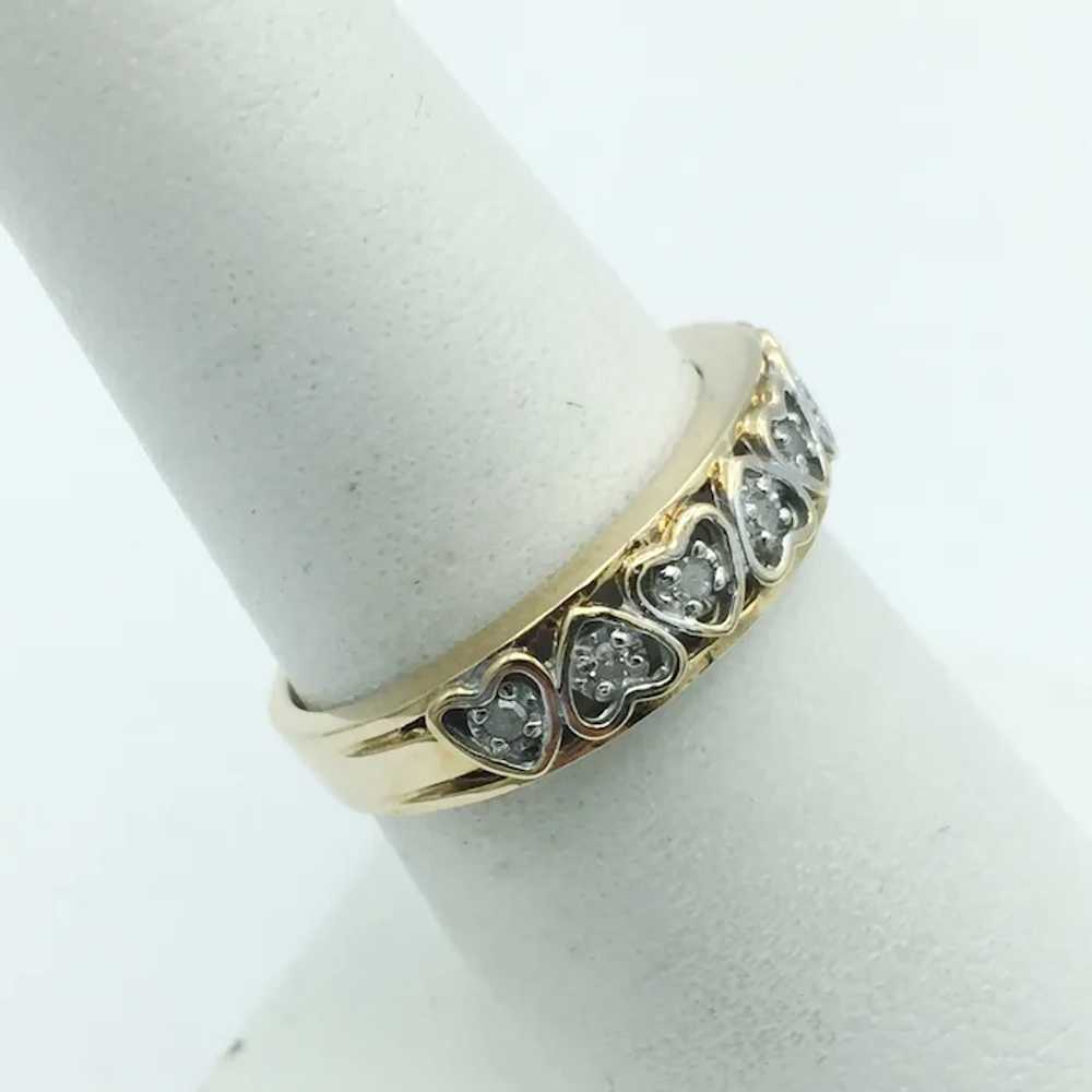 10K 0.16ctw Diamond Fashion Ring - image 3