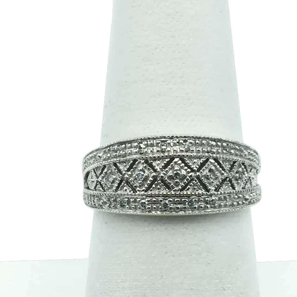 10KW 0.17ctw Diamond Fashion Ring - image 1