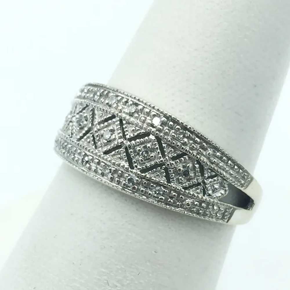 10KW 0.17ctw Diamond Fashion Ring - image 2