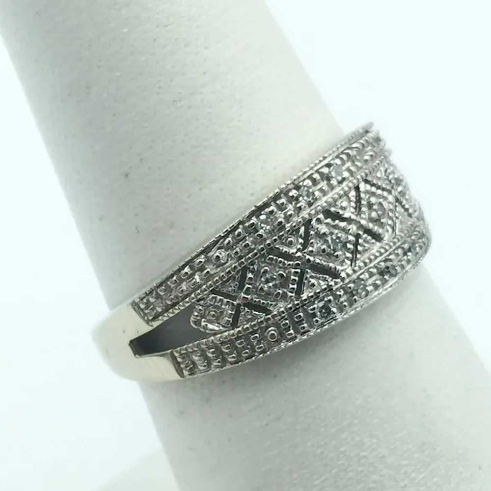 10KW 0.17ctw Diamond Fashion Ring - image 3