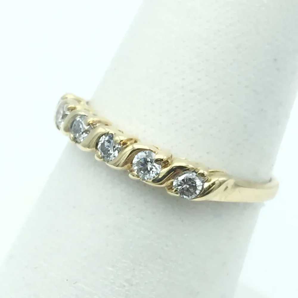 14K 0.30ctw Diamond Fashion Ring - image 2