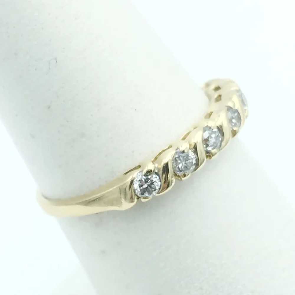 14K 0.30ctw Diamond Fashion Ring - image 3