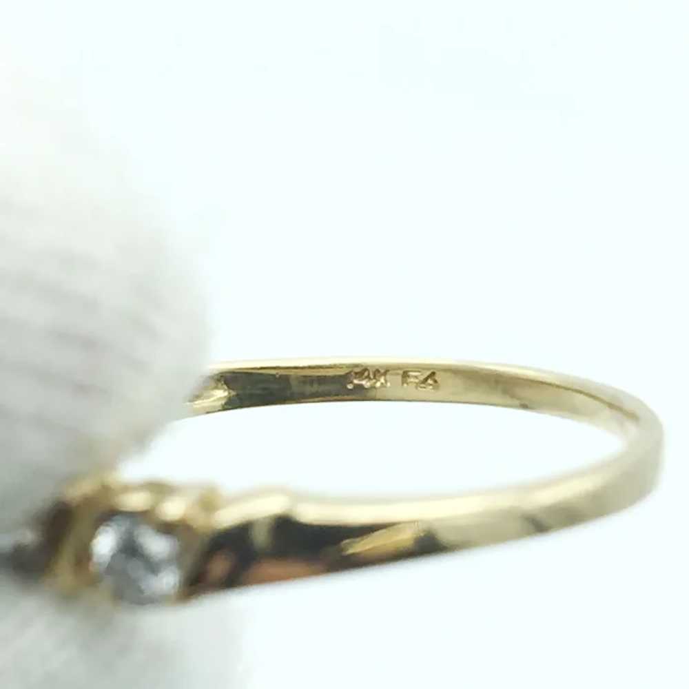 14K 0.30ctw Diamond Fashion Ring - image 4