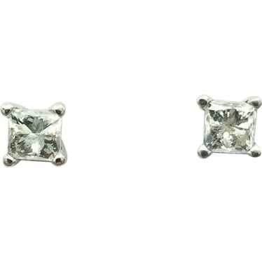14K 2/3 CTW Diamond Stud Earrings