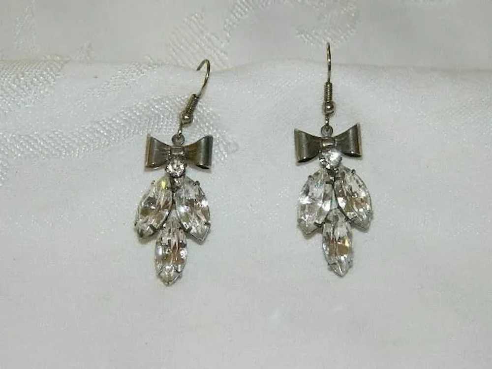 Beautiful Sparkling Large Rhinestone Bow Dangler … - image 6