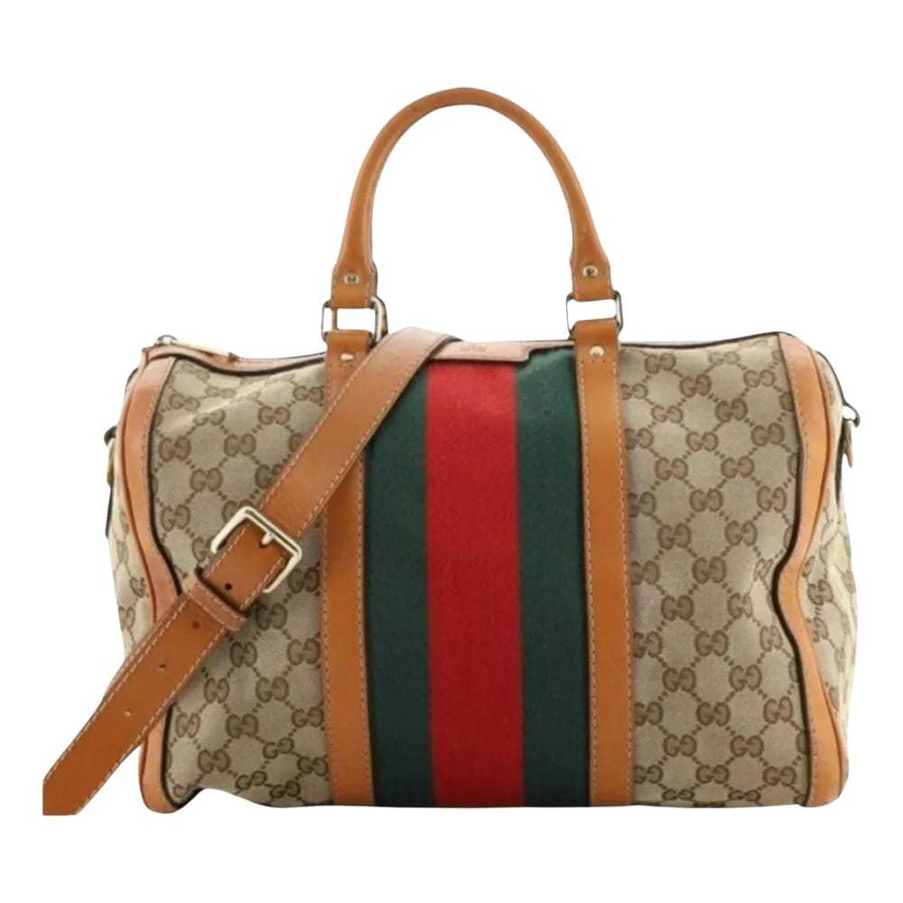 Gucci Boston cloth handbag - image 1