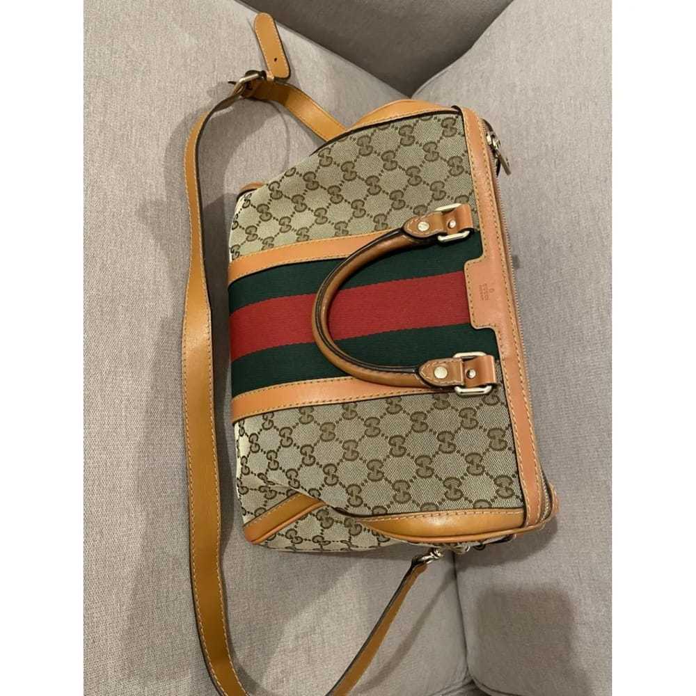 Gucci Boston cloth handbag - image 2