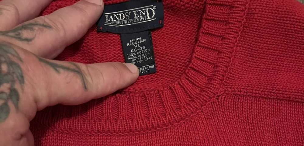 Lands End × Made In Usa × Vintage Vintage 100% Co… - image 2