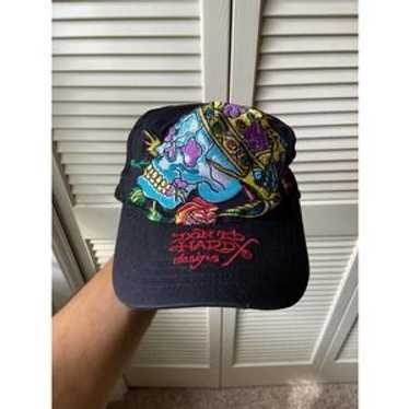 00s archive “Ed Hardy” logo cap grunge Ed hardy vintage hat - Gem