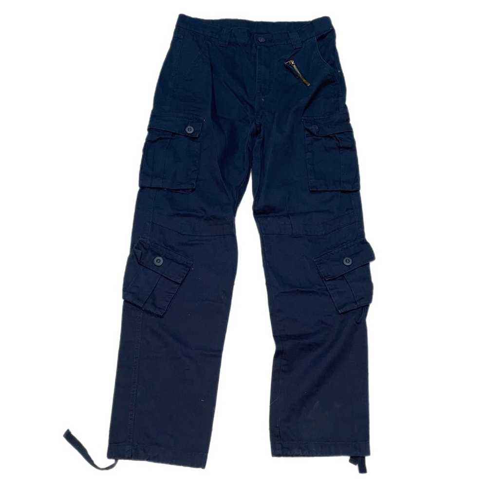 Japanese Brand 8 pocket cargos in navy - image 1