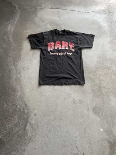 Vintage Vintage sun faded dare drug free zone t sh