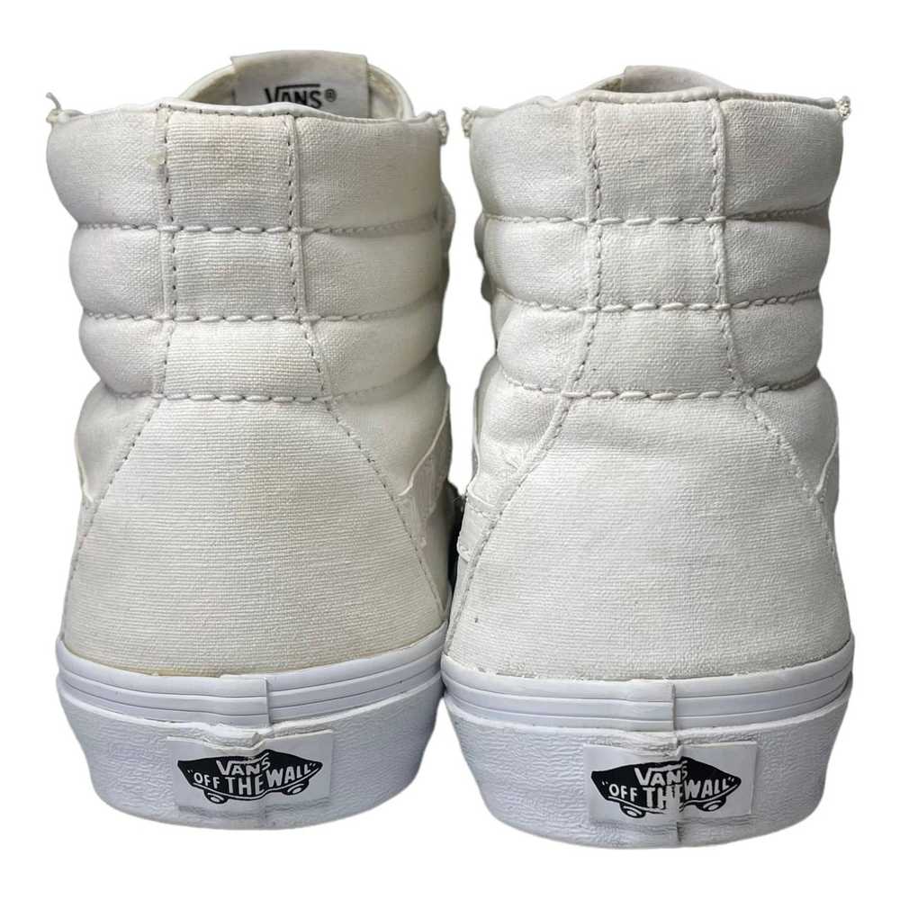 Vans Vans Sk8-Hi Men's Skate Shoe - White Leather… - image 3