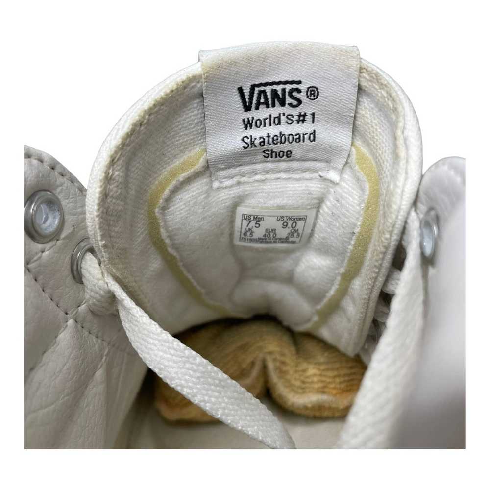 Vans Vans Sk8-Hi Men's Skate Shoe - White Leather… - image 5