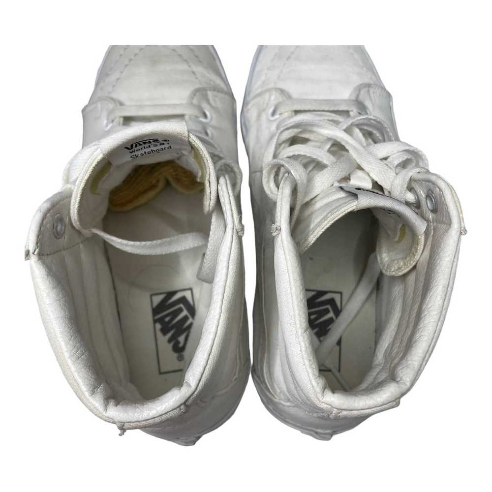 Vans Vans Sk8-Hi Men's Skate Shoe - White Leather… - image 7
