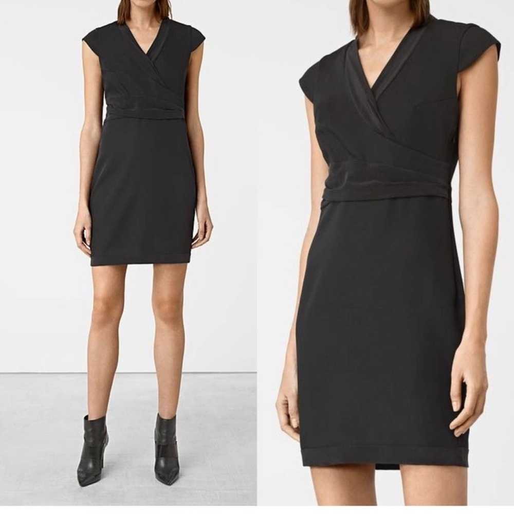 Allsaints All Saints Codia Black Mini Dress - image 1