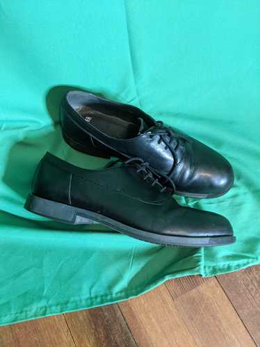 Camper Black leather lace-up Oxford shoes 39