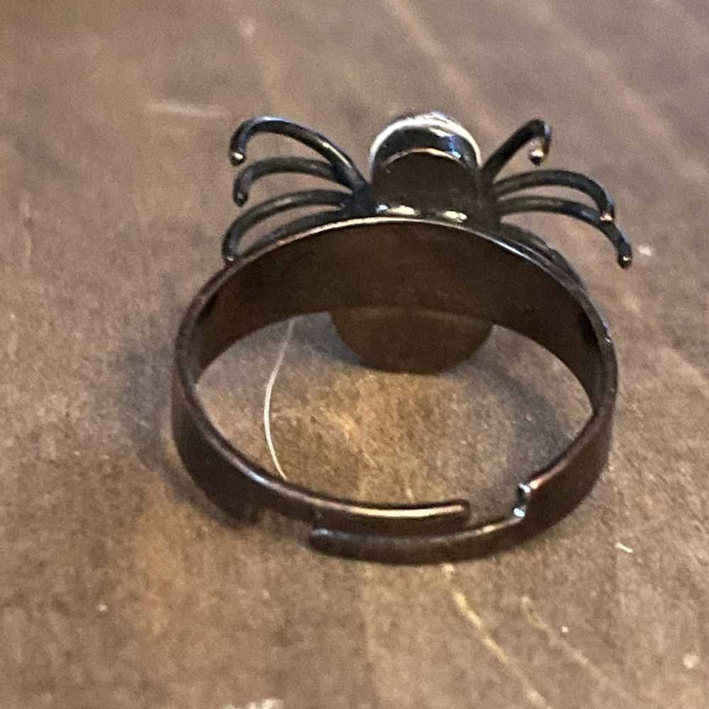 Other Pier 1 pink gem black spider ring - image 3