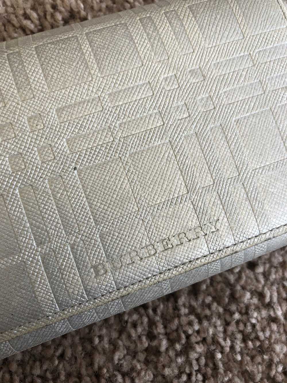 Burberry Burberry leather check trifold wallet - image 3
