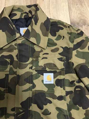 Bape × Carhartt Bape x Carhartt Green Camo Jacket 