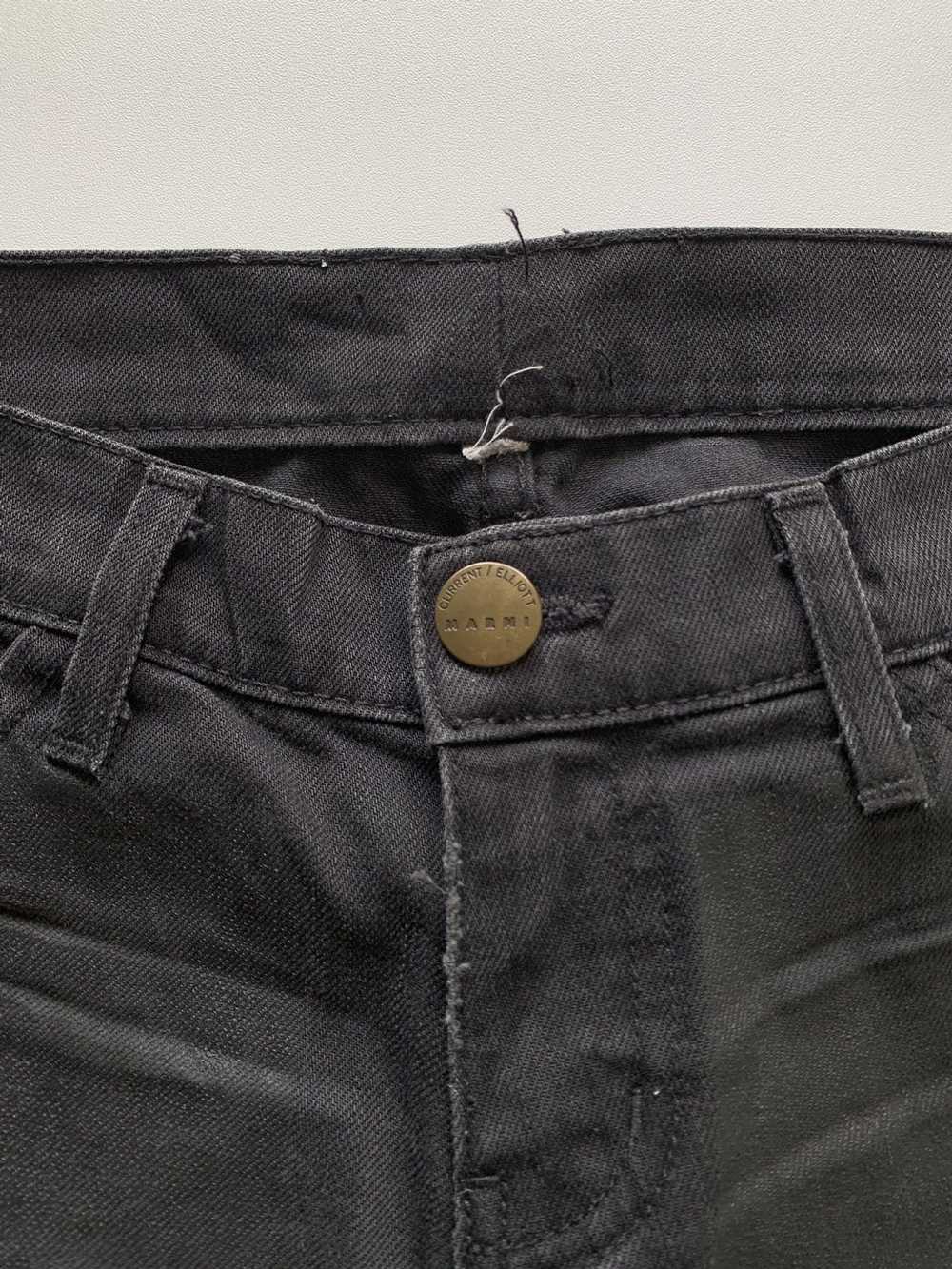 Current Elliott × Marni × Vintage black jeans pan… - image 3