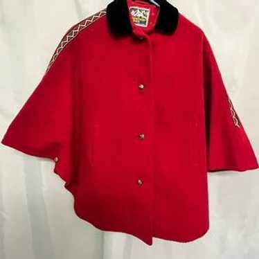 Vintage loden cape - Gem
