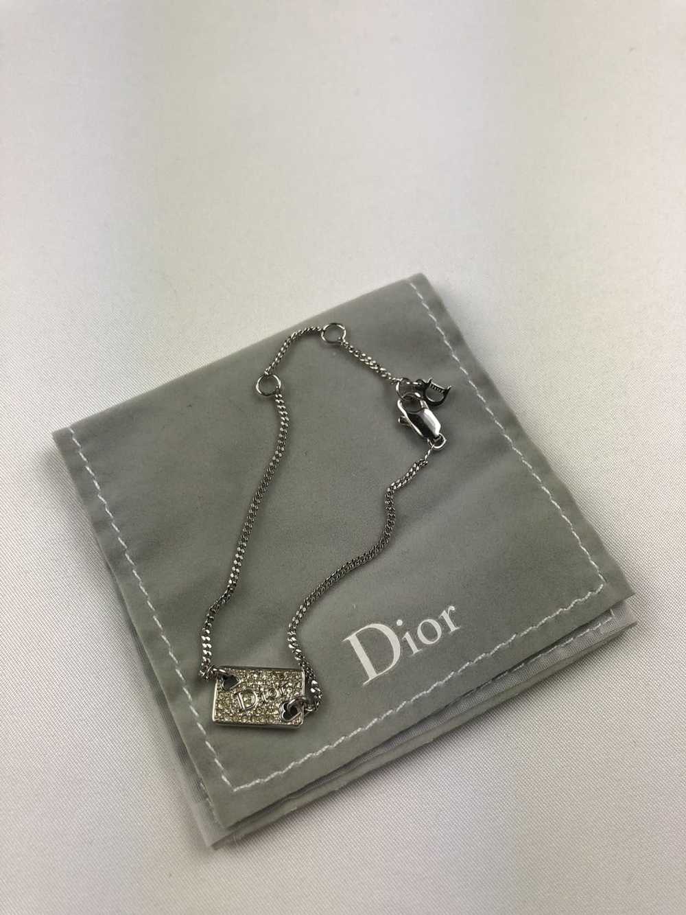 Dior Dior encrusted logo bracelet - image 1