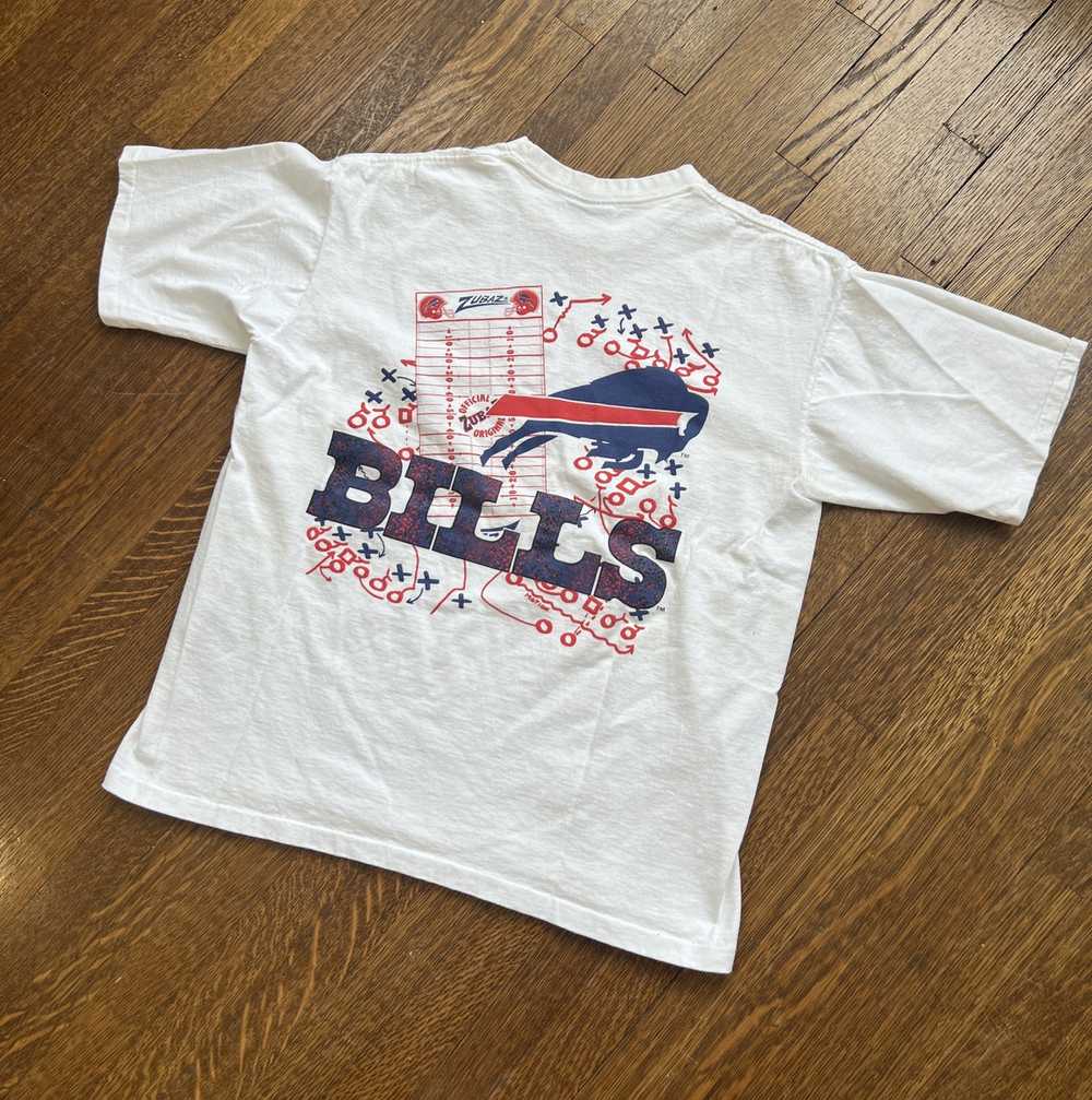 Vintage ZUBAZ 1990's New York Giants NFL T Shirt Large