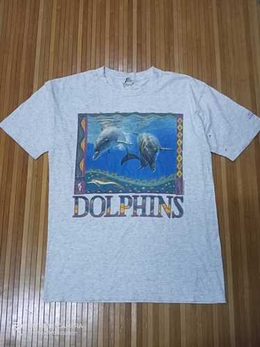 Vintage DOLPHIN EARTH WATCH T-SHIRT - image 1