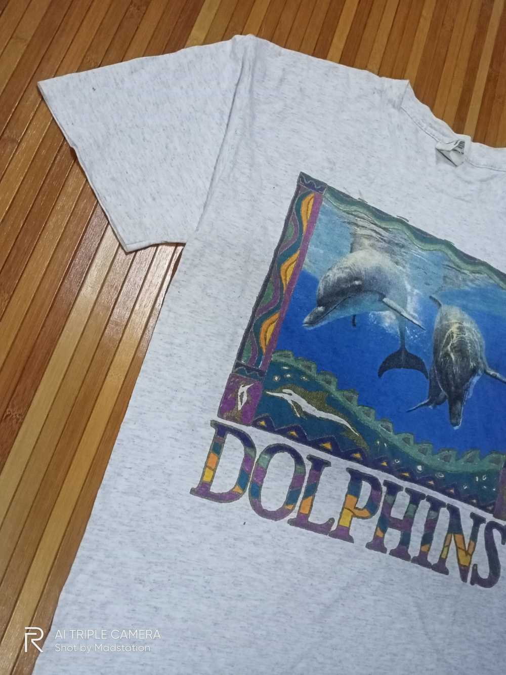 Vintage DOLPHIN EARTH WATCH T-SHIRT - image 7