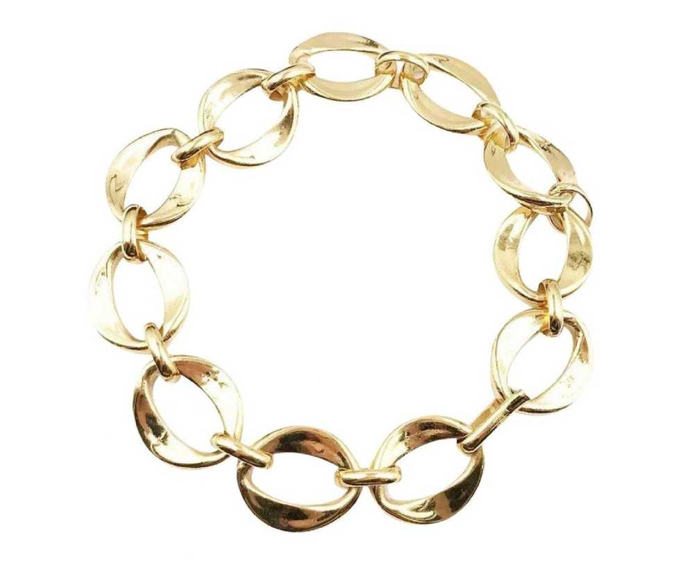 Chanel Chanel Vintage Gold Plated Ring Necklace N… - image 1