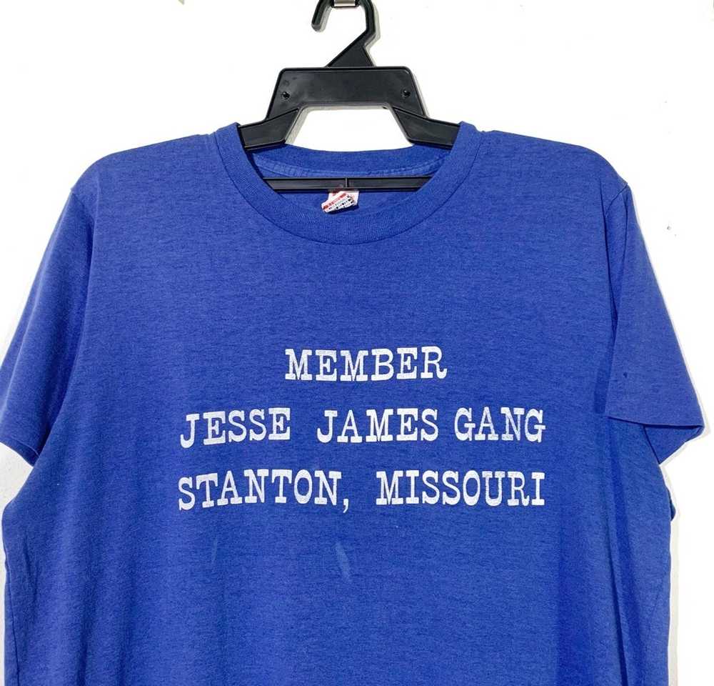 Vintage Vintage 80s member jesse james gang shirt - image 3