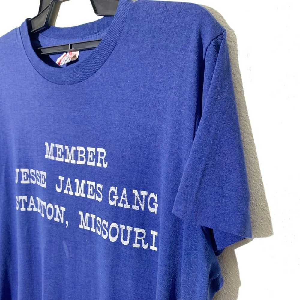 Vintage Vintage 80s member jesse james gang shirt - image 4