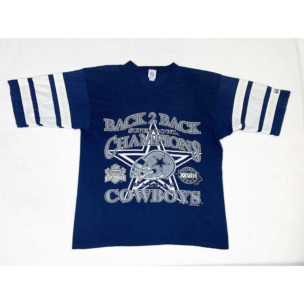 Vintage Vintage 1994 Dallas Cowboys Logo & T-Shir… - image 1